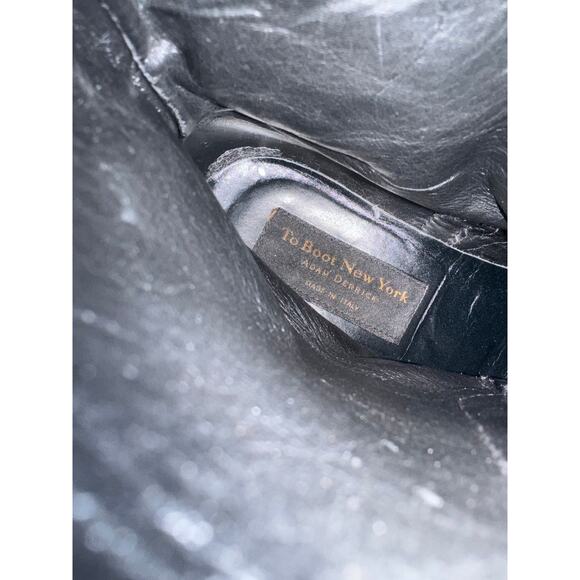 To Boot New York Adam Derrick Italian Leather Boots Size 10 - Picture 7 of 7